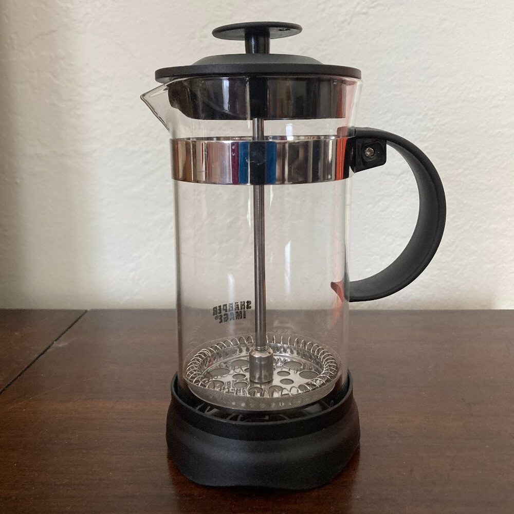 Sharper Image mini french press coffee maker